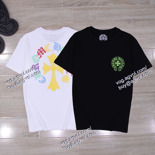  CHROME HEARTSブランド コピー 2021春夏 2色可選 半袖Tシャツ クロムハーツ CHROME HEARTS 【激安】 