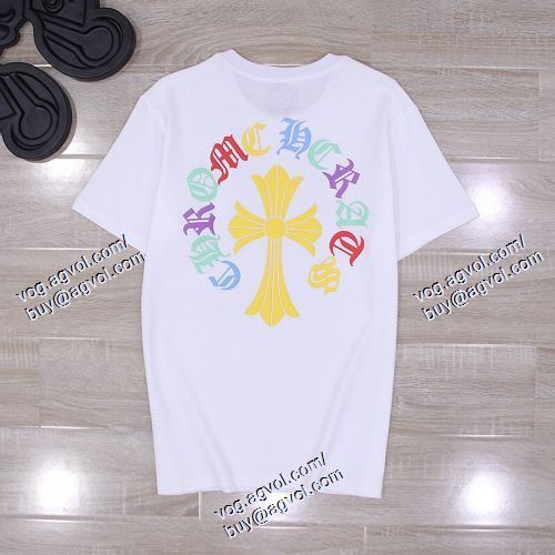  CHROME HEARTSブランド コピー 2021春夏 2色可選 半袖Tシャツ クロムハーツ CHROME HEARTS 【激安】 