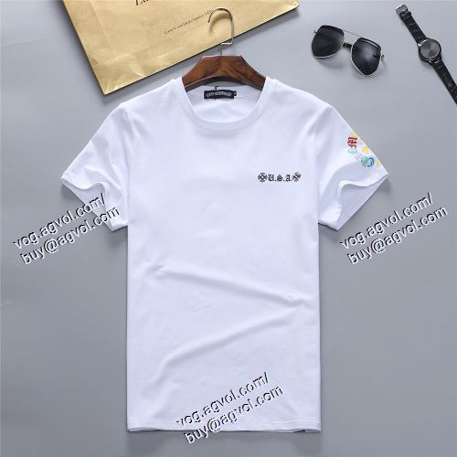  半袖Tシャツ 上下セット CHROME HEARTSブランド コピー 2021春夏 2色可選 クロムハーツ CHROME HEARTS 首胸ロゴ 