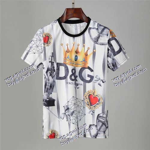 半袖シャツ 高級感ある ドルチェ＆ガッバーナ Dolce&Gabbana D&Gコピー 2021春夏 