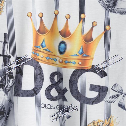 半袖シャツ 高級感ある ドルチェ＆ガッバーナ Dolce&Gabbana D&Gコピー 2021春夏 
