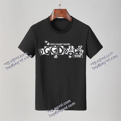 D&G偽物ブランド 2021春夏 ドルチェ＆ガッバーナ Dolce&Gabbana 2色可選 半袖シャツ 存在感のある 