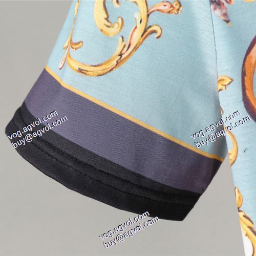 スタイリッシュな印象 2021春夏 ドルチェ＆ガッバーナ Dolce&Gabbana 半袖シャツ D&Gブランド 偽物 通販 