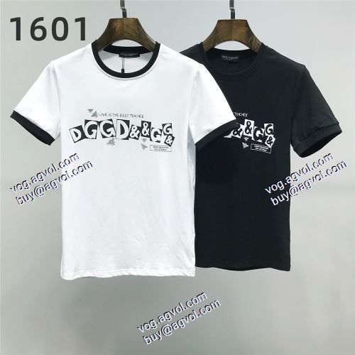 D&Gブランドコピー 2色可選 半袖シャツ 2021春夏 落ち着いた感覚 ドルチェ＆ガッバーナ Dolce&Gabbana 