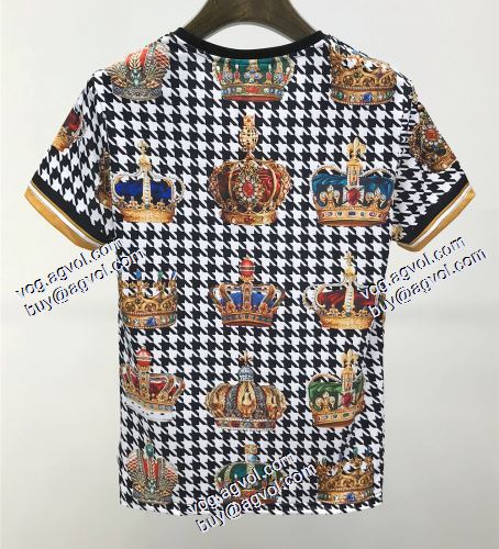 上品な輝きを放つ形 2021春夏 ドルチェ＆ガッバーナ Dolce&Gabbana 半袖シャツ D&Gコピー ブランド 
