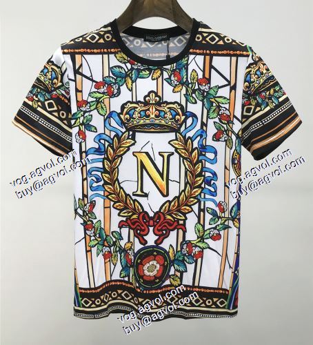 D&Gコピー ブランド 半袖シャツ ドルチェ＆ガッバーナ 2021春夏 Dolce&Gabbana 極上の着心地  