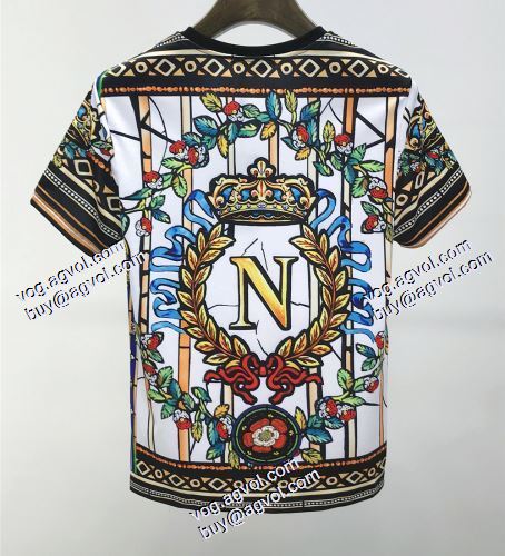 D&Gコピー ブランド 半袖シャツ ドルチェ＆ガッバーナ 2021春夏 Dolce&Gabbana 極上の着心地  