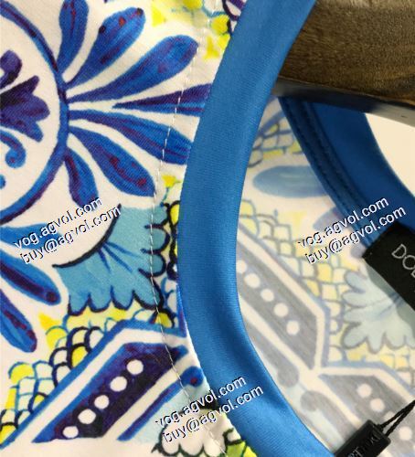 高級感ある 2021春夏 ドルチェ＆ガッバーナ Dolce&Gabban 半袖シャツ D&Gブランド 偽物 通販