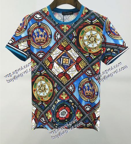 ドルチェ&ガッバーナブランド 偽物 通販 半袖シャツ ドルチェ＆ガッバーナ Dolce&Gabbana 2021春夏 風合いが出る 