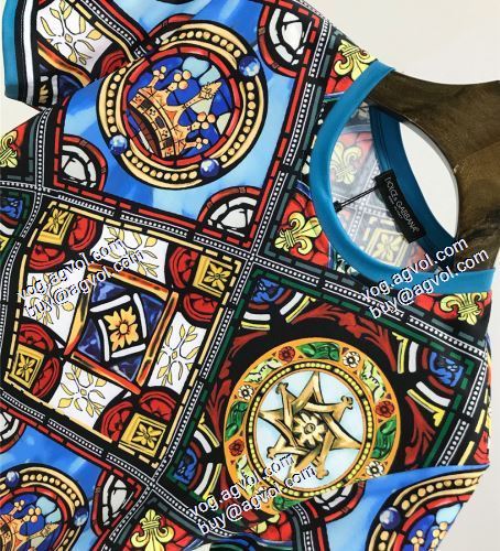 ドルチェ&ガッバーナブランド 偽物 通販 半袖シャツ ドルチェ＆ガッバーナ Dolce&Gabbana 2021春夏 風合いが出る 