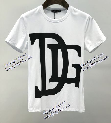 ファション性の高い 2色可選 D&G偽物ブランド 半袖シャツ 2021春夏 ドルチェ＆ガッバーナ Dolce&Gabbana 