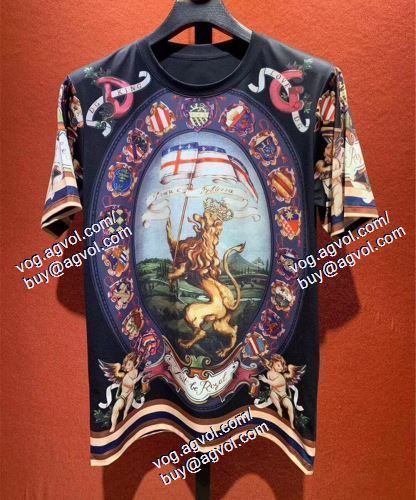  ドルチェ＆ガッバーナ Dolce&Gabbana D&Gブランド コピー 2021春夏 半袖Tシャツ ★安心★追跡付  