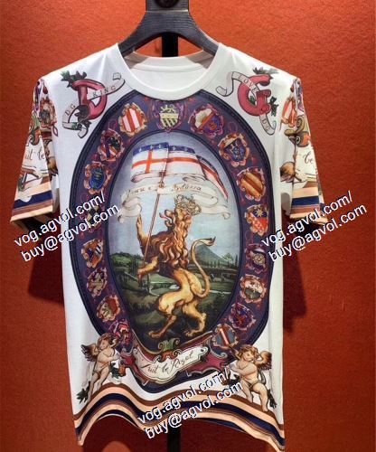  プレゼントに D&Gスーパーコピー 半袖Tシャツ 2021春夏 ドルチェ＆ガッバーナ Dolce&Gabbana