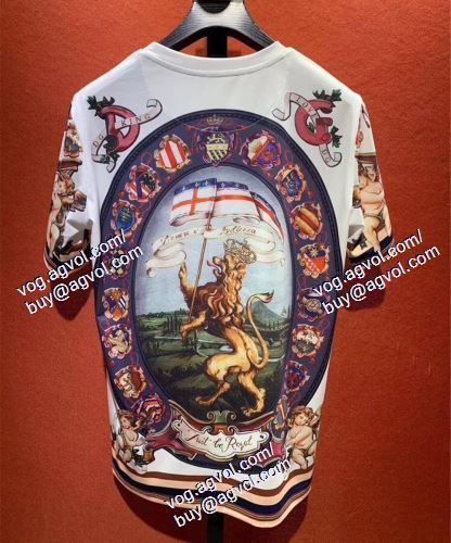  プレゼントに D&Gスーパーコピー 半袖Tシャツ 2021春夏 ドルチェ＆ガッバーナ Dolce&Gabbana