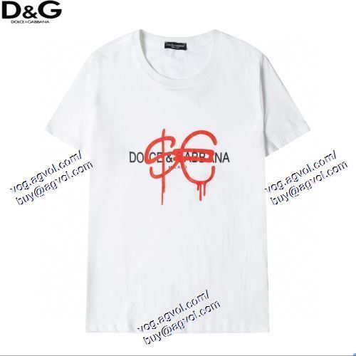  D&Gコピー ブランド 半袖Tシャツ ドルチェ＆ガッバーナ Dolce&Gabbana 2021春夏 完売品！ 2色可選