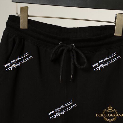  2色可選 大特価 ドルチェ＆ガッバーナ Dolce&Gabbana 半袖Tシャツ 上下セット 2021春夏 D&Gブランド 偽物 通販