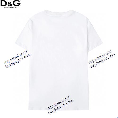  2021春夏 D&Gスーパーコピー 激安 ドルチェ＆ガッバーナ Dolce&Gabbana お買得 2色可選 半袖Tシャツ