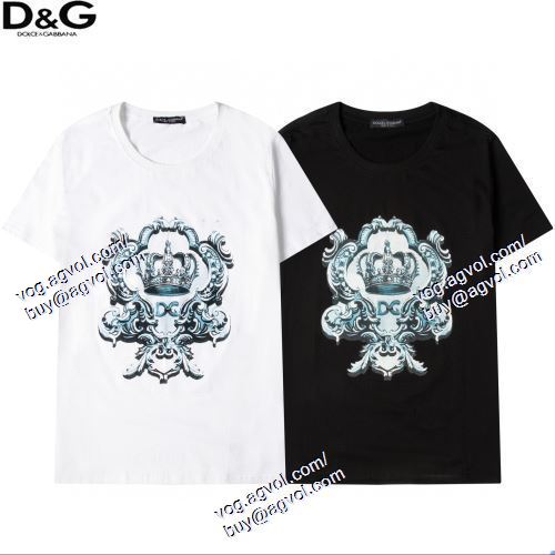 ドルチェ＆ガッバーナ Dolce&Gabbana  半袖Tシャツ 2色可選 D&Gコピーブランド 2021春夏 大人のおしゃれに 