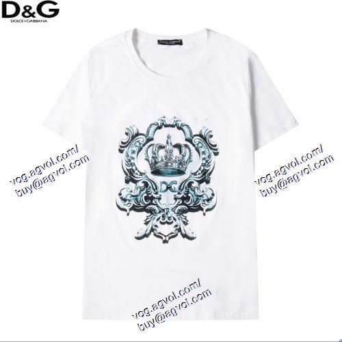  ドルチェ＆ガッバーナ Dolce&Gabbana  半袖Tシャツ 2色可選 D&Gコピーブランド 2021春夏 大人のおしゃれに 