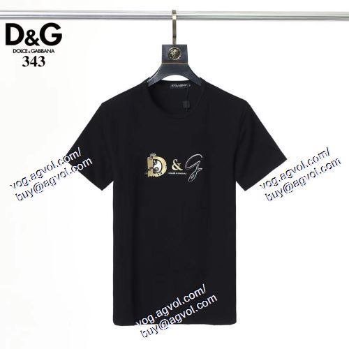  3色可選 半袖Tシャツ 2021春夏 個性派 ドルチェ＆ガッバーナ Dolce&Gabbana D&Gスーパーコピー 代引