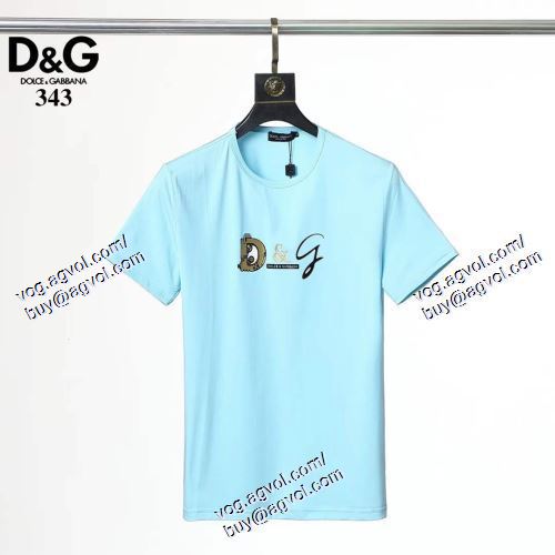  3色可選 半袖Tシャツ 2021春夏 個性派 ドルチェ＆ガッバーナ Dolce&Gabbana D&Gスーパーコピー 代引