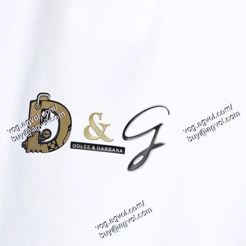  3色可選 半袖Tシャツ 2021春夏 個性派 ドルチェ＆ガッバーナ Dolce&Gabbana D&Gスーパーコピー 代引