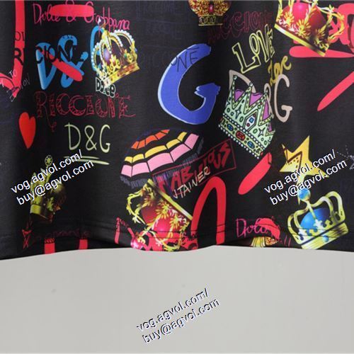  ◆モデル愛用◆ 2色可選 半袖Tシャツ ドルチェ＆ガッバーナ Dolce&Gabbana 2021春夏 D&Gブランドコピー 