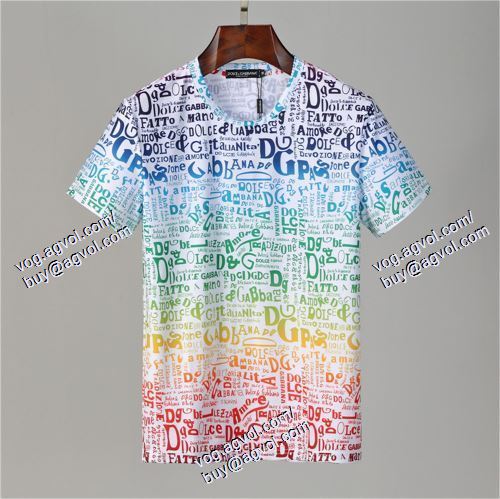  ドルチェ＆ガッバーナ Dolce&Gabbana 半袖Tシャツ D&Gブランド コピー 2021春夏 超人気美品◆  