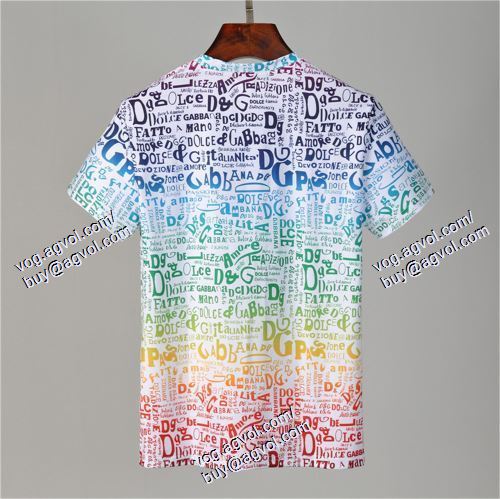  ドルチェ＆ガッバーナ Dolce&Gabbana 半袖Tシャツ D&Gブランド コピー 2021春夏 超人気美品◆  