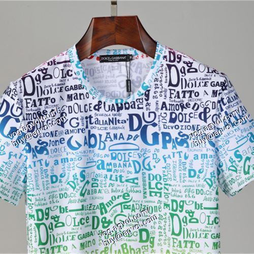  ドルチェ＆ガッバーナ Dolce&Gabbana 半袖Tシャツ D&Gブランド コピー 2021春夏 超人気美品◆  
