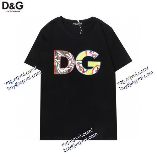  2021春夏 ドルチェ＆ガッバーナ Dolce&Gabbana 半袖Tシャツ 2色可選 存在感◎ D&Gコピー