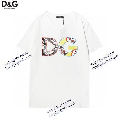  2021春夏 ドルチェ＆ガッバーナ Dolce&Gabbana 半袖Tシャツ 2色可選 存在感◎ D&Gコピー