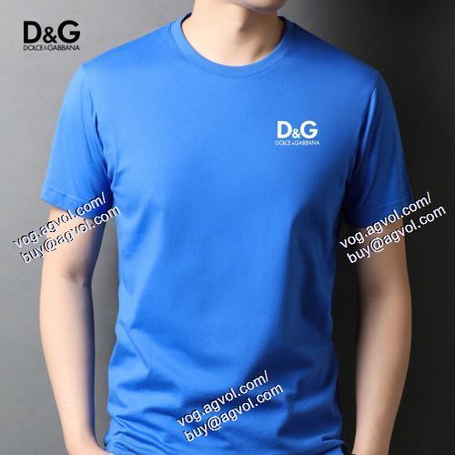 半袖Tシャツ 4色可選 D&Gコピー ブランド ドルチェ＆ガッバーナ Dolce&Gabbana 2021春夏