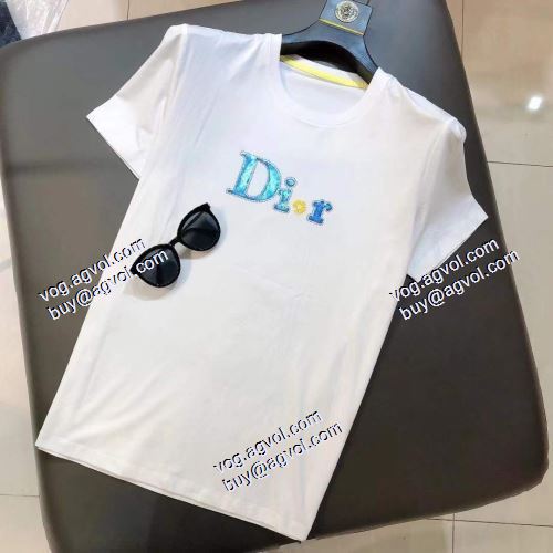  スタイルアップ効果 ディオール  DIOR  2色可選 2021春夏 DIORスーパーコピー 激安 半袖シャツ 