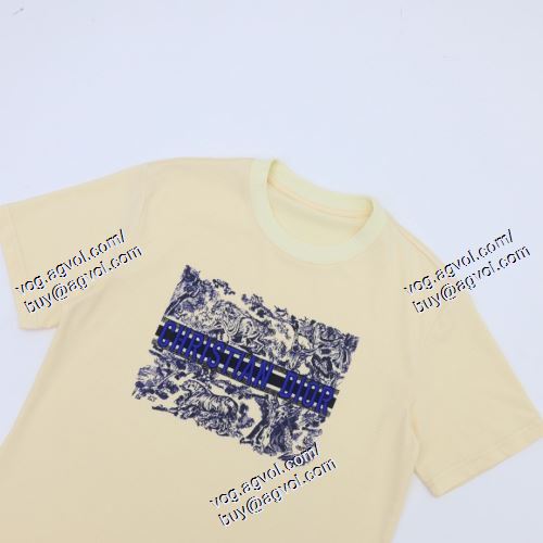  ディオール DIOR 2021春夏 数に限りがある DIORブランドスーパーコピー 2色可選 半袖Tシャツ