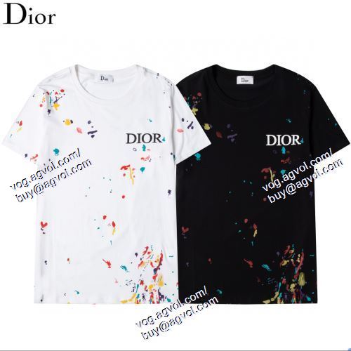  ディオール DIOR 2021春夏 大人っぼい DIORブランド コピー 2色可選 半袖Tシャツ