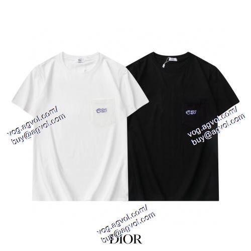  ディオール DIOR ムダな装飾を排したデザイン DIORコピー 2021春夏 2色可選 半袖Tシャツ