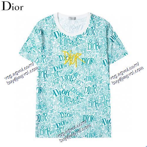  2021春夏 ディオール DIOR 人気激売れ DIORブランドコピー 2色可選 半袖Tシャツ