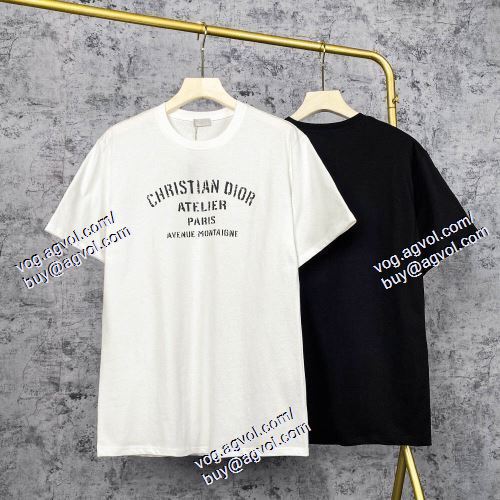  ディオール DIOR めちゃくちゃお得 2色可選 半袖Tシャツ DIOR偽物ブランド 2021春夏