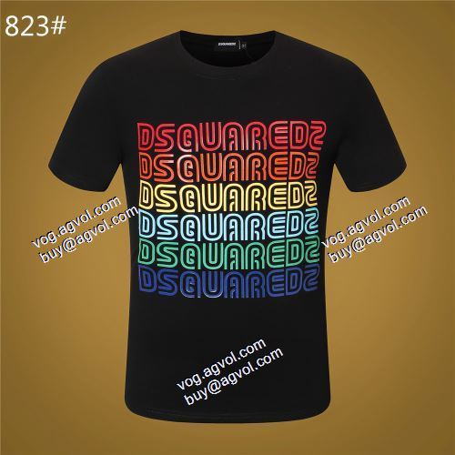  半袖シャツ ディースクエアード DSQUARED2 首胸ロゴ 2021春夏 DSQUARED2スーパーコピー 2色可選 