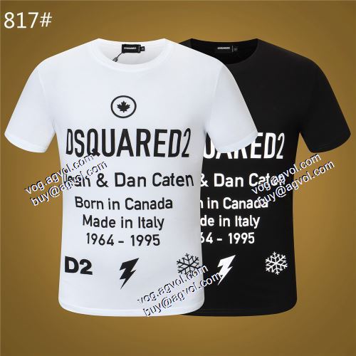  2021春夏 2色可選 ディースクエアード DSQUARED2 魅力的 DSQUARED2ブランド 偽物 通販 半袖シャツ
