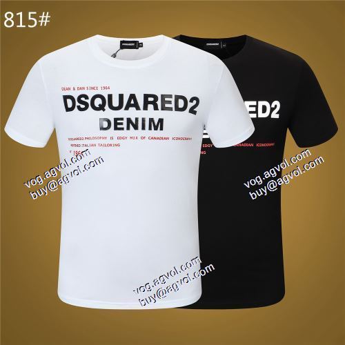  超目玉 ディースクエアード DSQUARED2 2色可選 DSQUARED2ブランドスーパーコピー 2021春夏 半袖シャツ