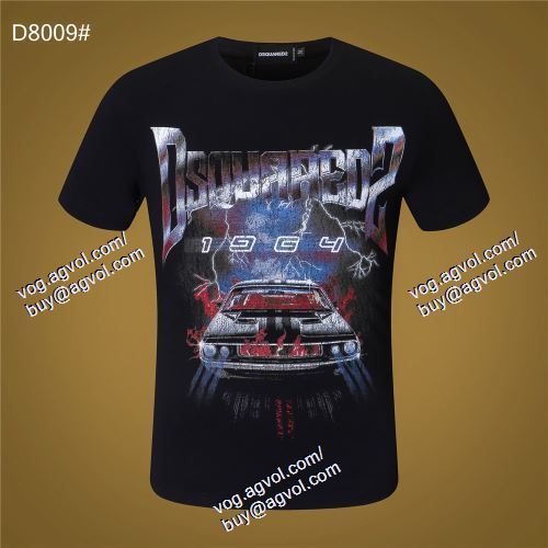  DSQUARED2スーパーコピー 2色可選 ディースクエアード DSQUARED2 欧米韓流/雑誌 2021春夏 半袖Tシャツ
