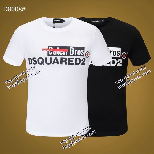  半袖Tシャツ ディースクエアード DSQUARED2 2色可選 DSQUARED2コピー ◆モデル愛用◆ 2021春夏