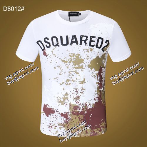 2021春夏 ディースクエアード DSQUARED2 2色可選 DSQUARED2コピー ブランド 半袖Tシャツ 超人気美品◆