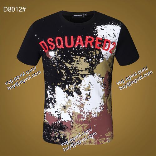  2021春夏 ディースクエアード DSQUARED2 2色可選 DSQUARED2コピー ブランド 半袖Tシャツ 超人気美品◆