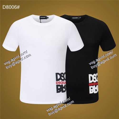  ディースクエアード DSQUARED2 2色可選 半袖Tシャツ DSQUARED2スーパーコピー 代引 2021春夏 高級感溢れるデザイン 