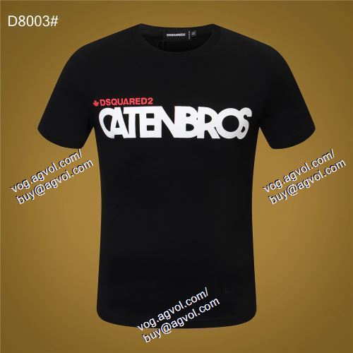  DSQUARED2ブランドスーパーコピー 2021春夏 2色可選 半袖Tシャツ 上質 大人気！ ディースクエアード DSQUARED2