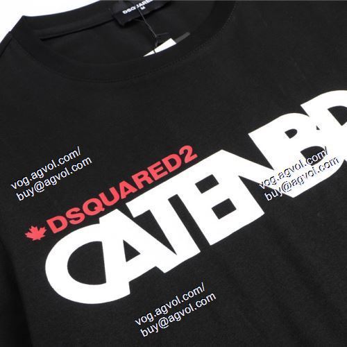  DSQUARED2ブランドスーパーコピー 2021春夏 2色可選 半袖Tシャツ 上質 大人気！ ディースクエアード DSQUARED2