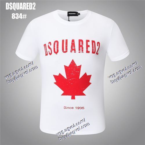  2021春夏 2色可選 半袖Tシャツ DSQUARED2スーパーコピー 激安 ディースクエアード DSQUARED2